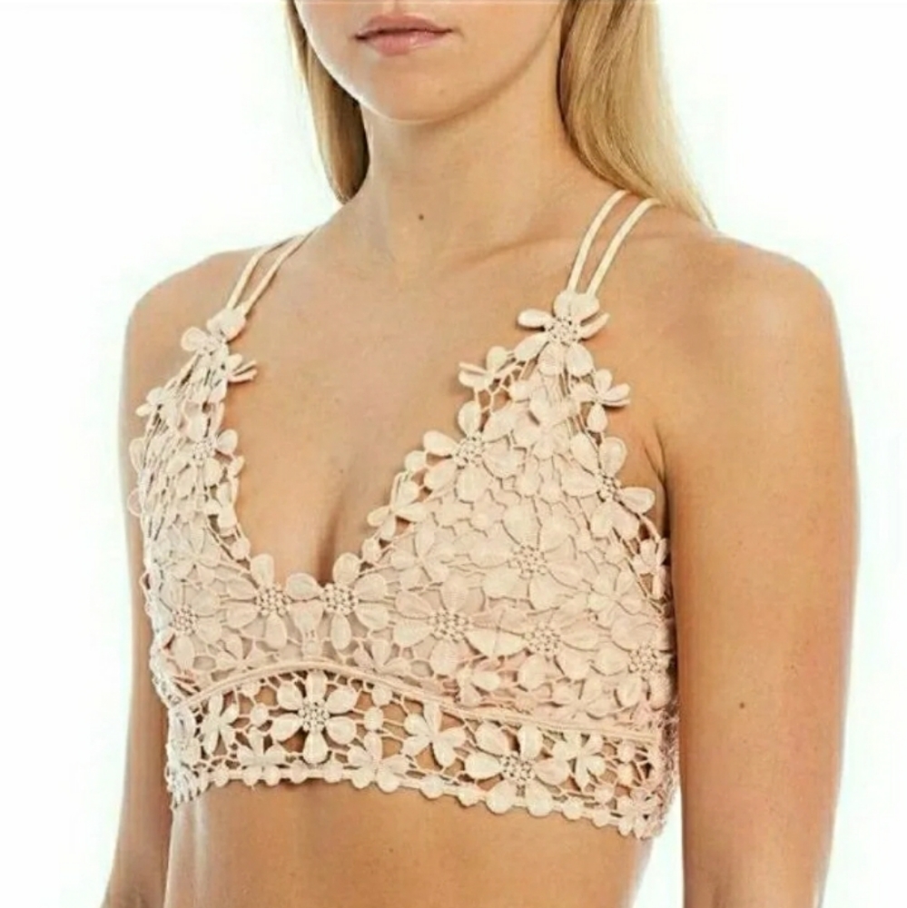 Free People Miss Dazie Crochet Lace Bralette - Picture 2 of 12